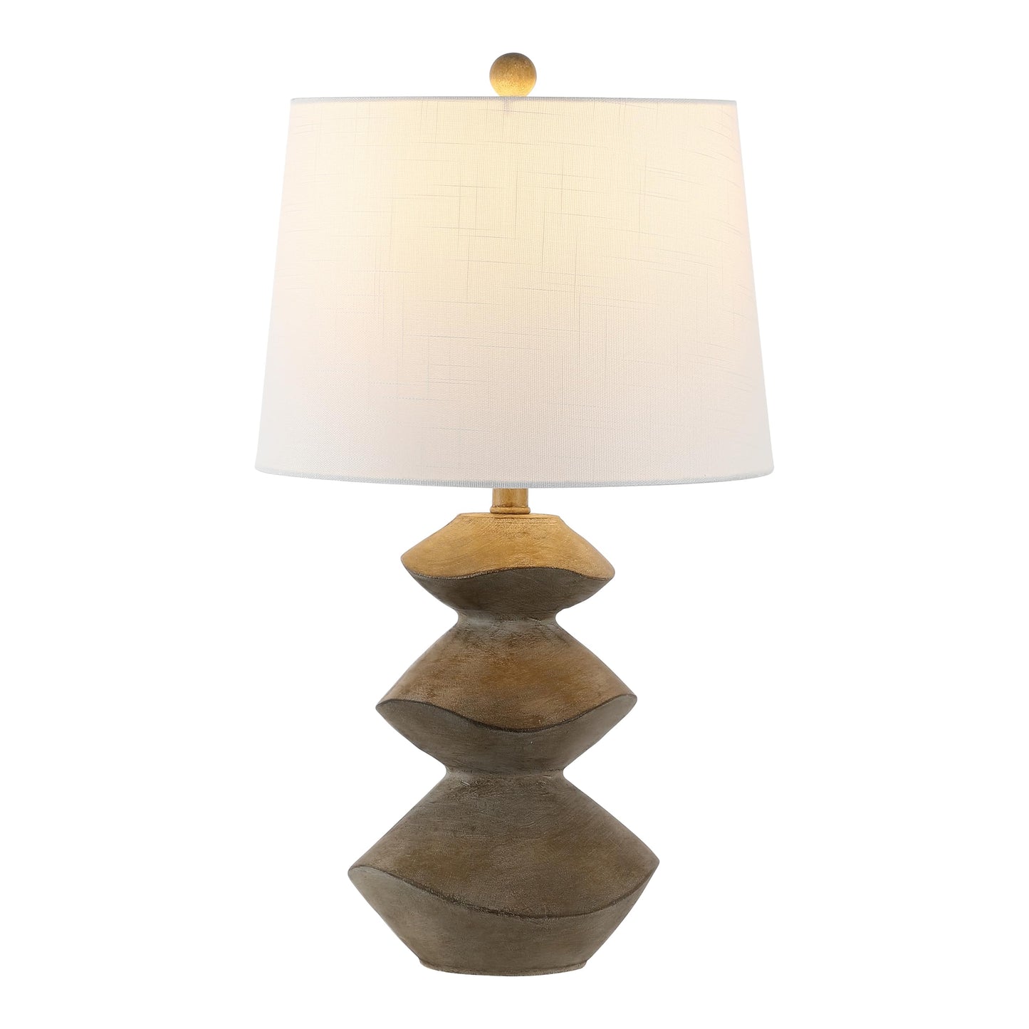 Sculptural Resin Table Lamp