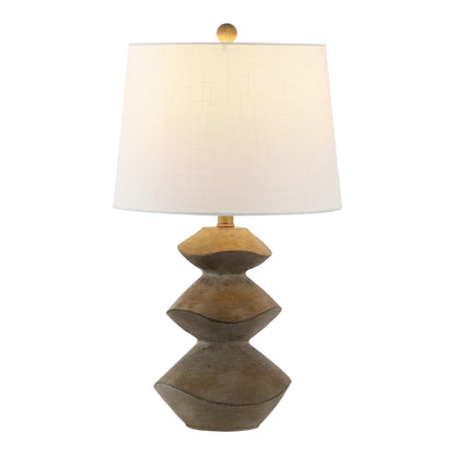 Sculptural Resin Table Lamp