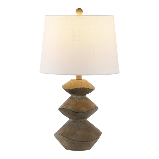 Sculptural Resin Table Lamp