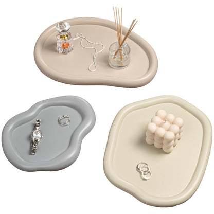 Concrete Decorative Trays, Set of 3