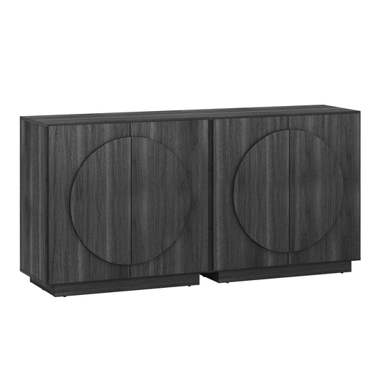 32-1/2" Black Modular Credenza