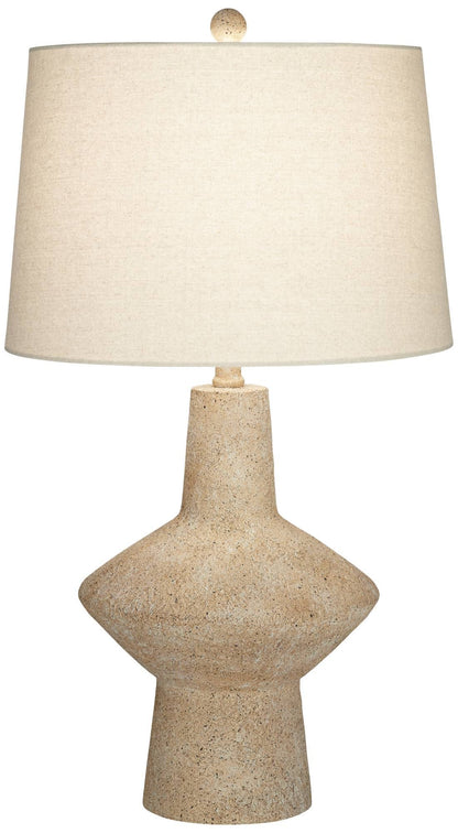 Textured Resin Table Lamps, Set of 2