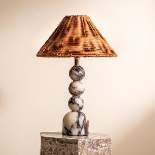 Purple Calacatta Marble Table Lamp