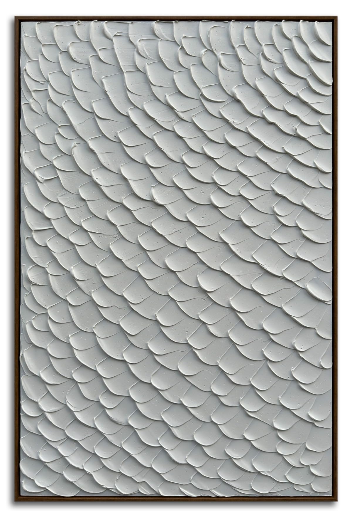 3D Textured Painting on Canvas, Framed