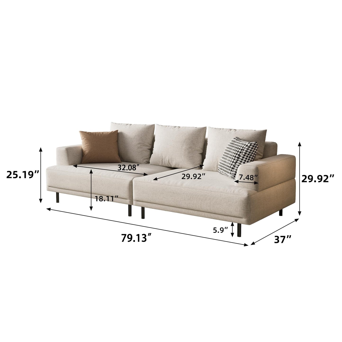 80" Sofa