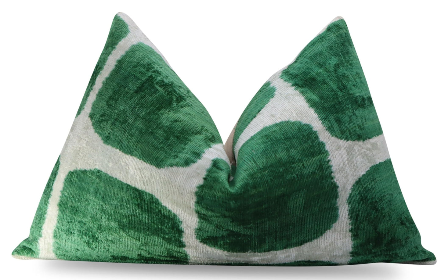 Velvet Throw Pillow with Down Feather Insert