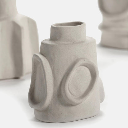 Stoneware Vases, Set of 6