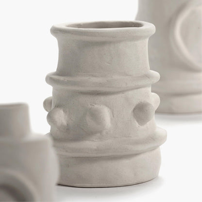 Stoneware Vases, Set of 6