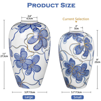 Hand-Painted Ceramic Vase