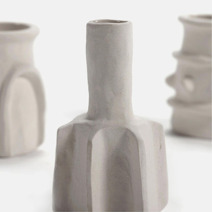 Stoneware Vases, Set of 6