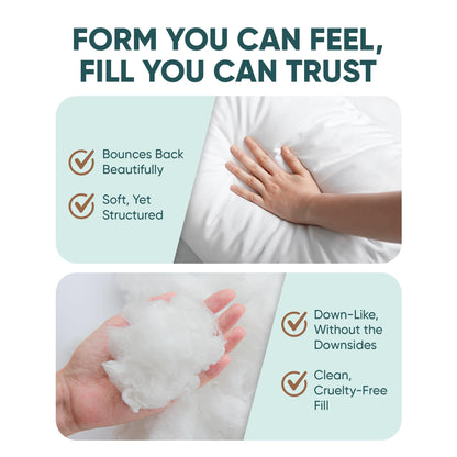 Synthetic Down Hypoallergenic Pillow Insert