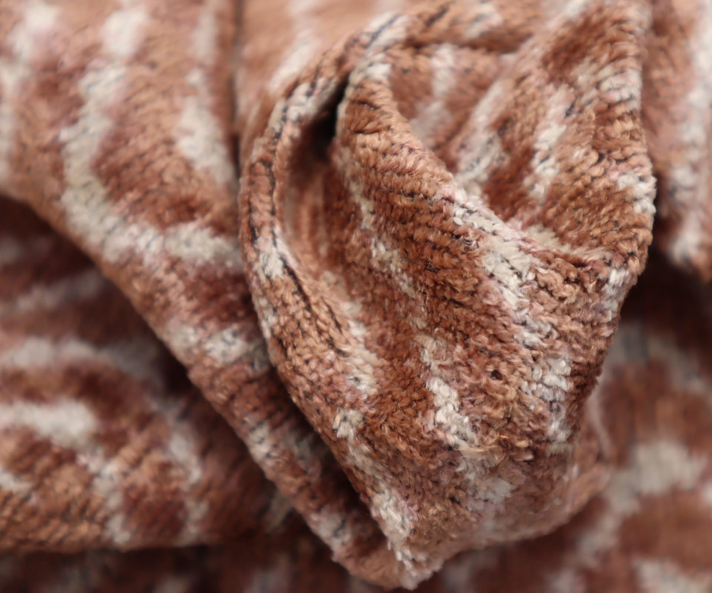 CANVELLO Luxury Handmade Velvet Throw Pillow - 16x24 inches, Down Feather Insert, Geometric Diamond Pattern in Brown, Tan, and White, Soft and Plush Cushion for Couch or Bed