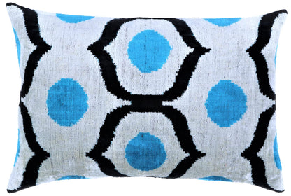 Velvet Throw Pillow with Down Feather Insert