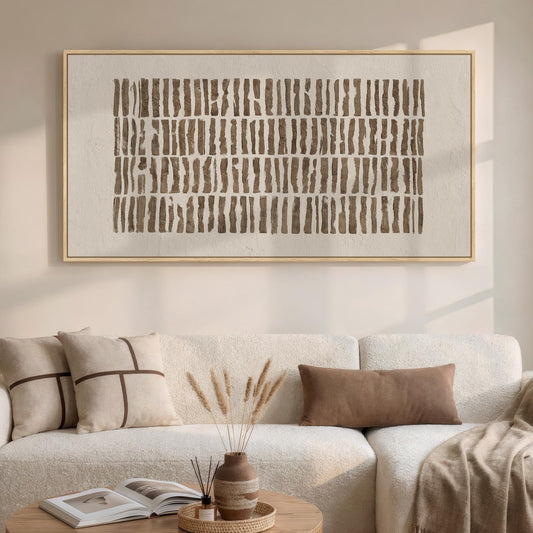 Framed Abstract Print on Canvas Wall Art