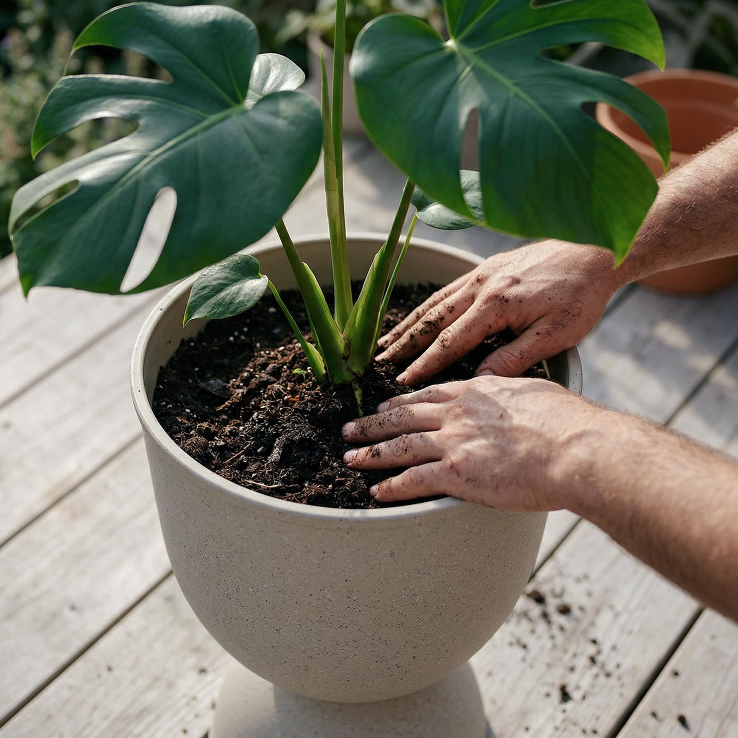 Outdoor Planters, Set of 2