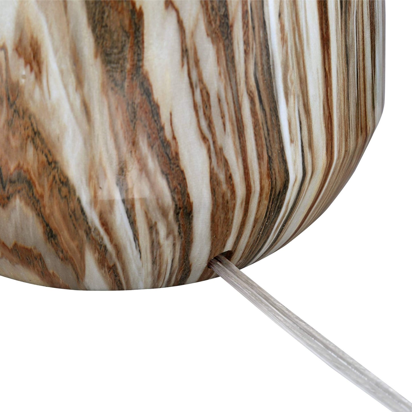 360 Lighting Carlton Modern Rustic Southwestern Table Lamps 28" Tall Set of 2 Swirling Brown Faux Marble White Tapered Drum Shades for Living Room Bedroom House Bedside Nightstand Home