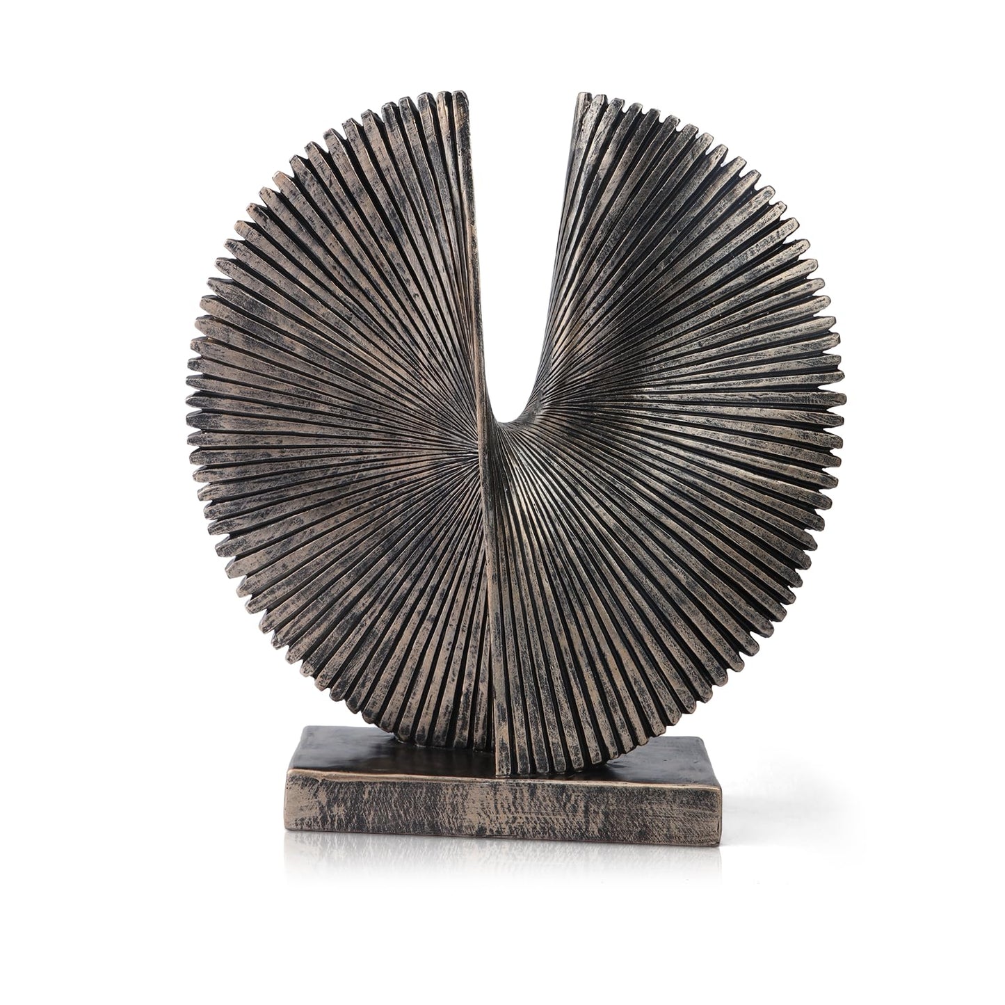 Abstract Resin Decorative Sculpture, Bronze