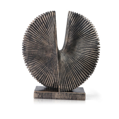 Abstract Resin Decorative Sculpture, Bronze