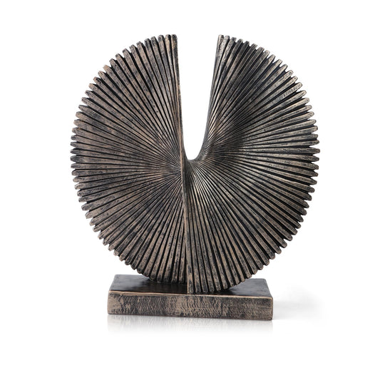 Abstract Resin Decorative Sculpture, Bronze