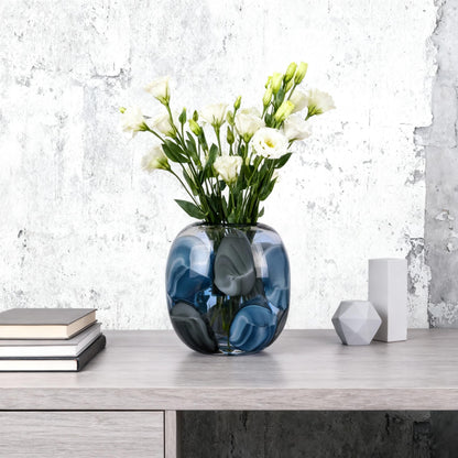 Hand-Blown Murano Glass Vase