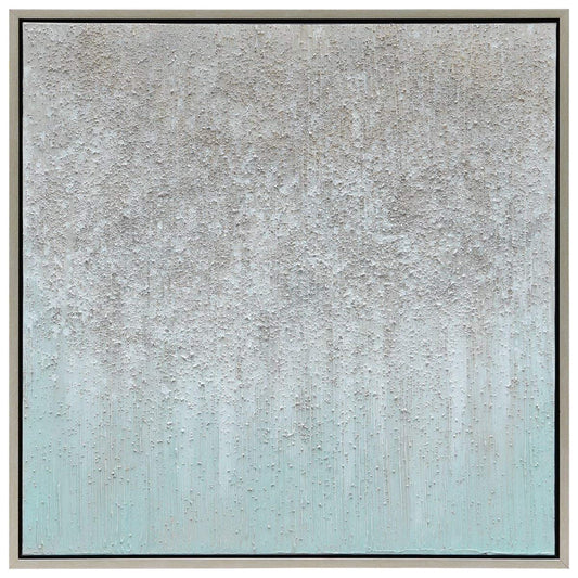 Textured Hand-Painted Canvas, Framed