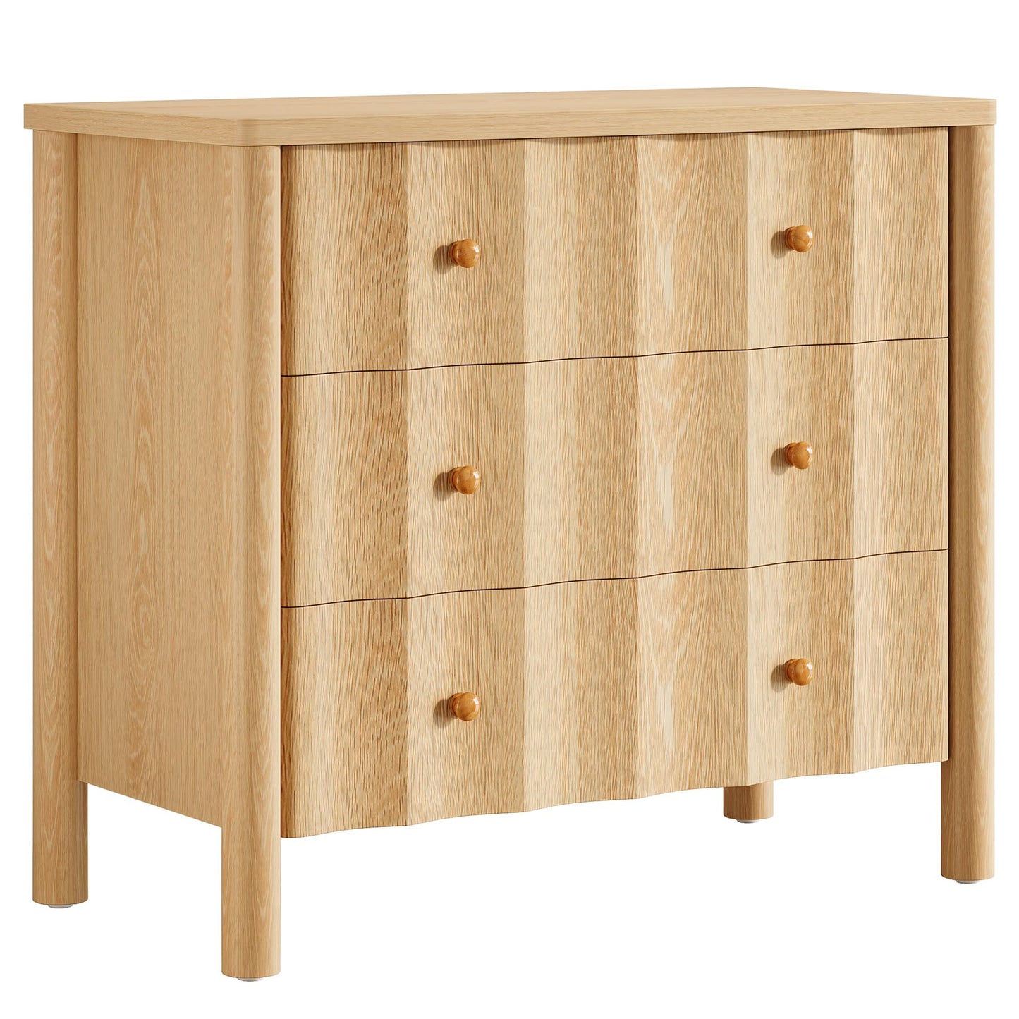 31.5" Natural Oak Nightstand