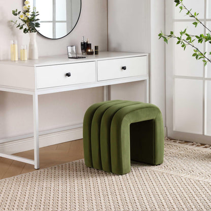 Tufted Velvet Ottoman/Bench