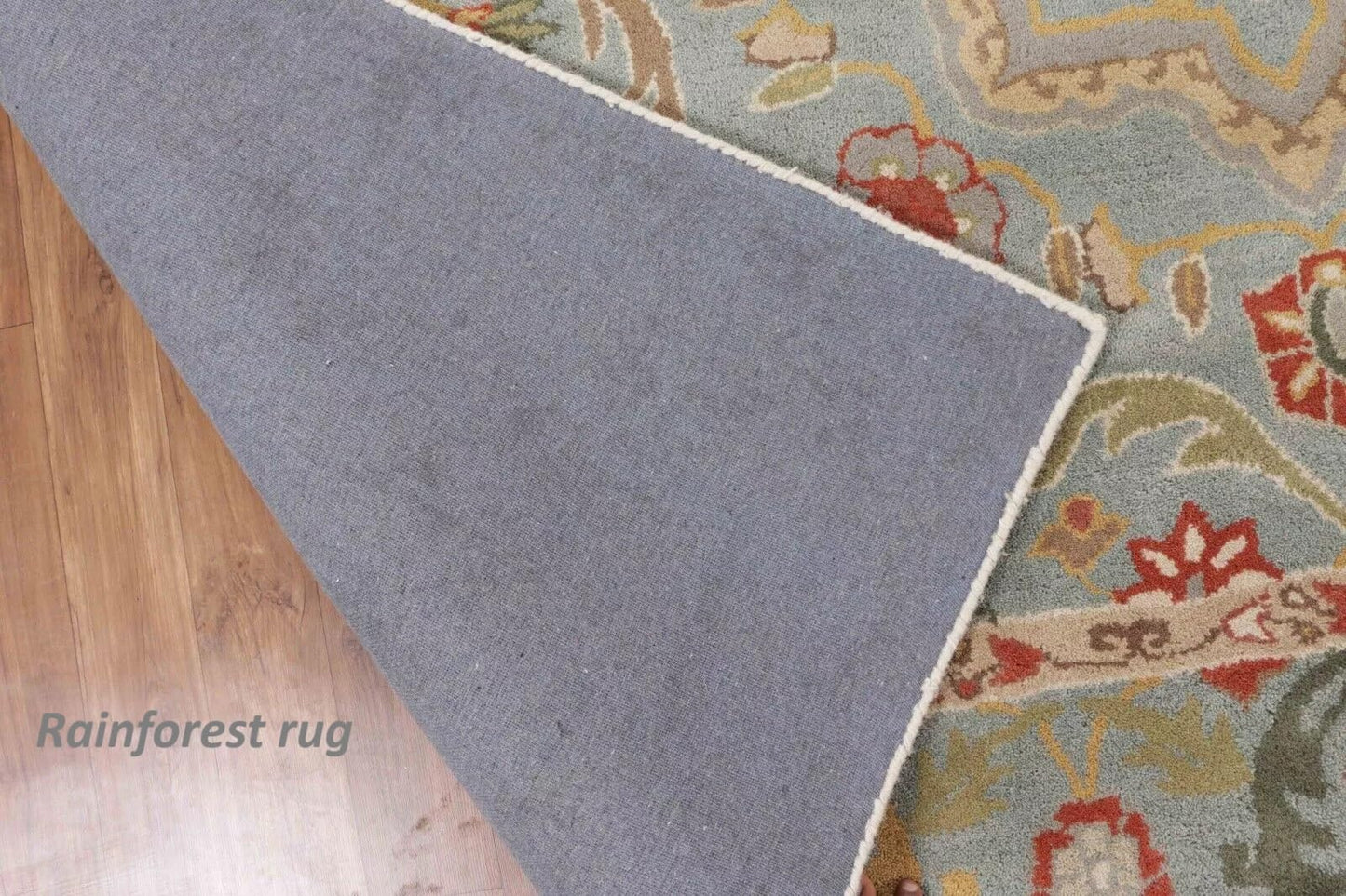 Rainforest Rug Handmade Traditional Oriental Premium 100% Wool Area Rugs & Carpet Bedroom Living Room Dining Room Luxury Home (Multi B, 9x12 Rectangular)