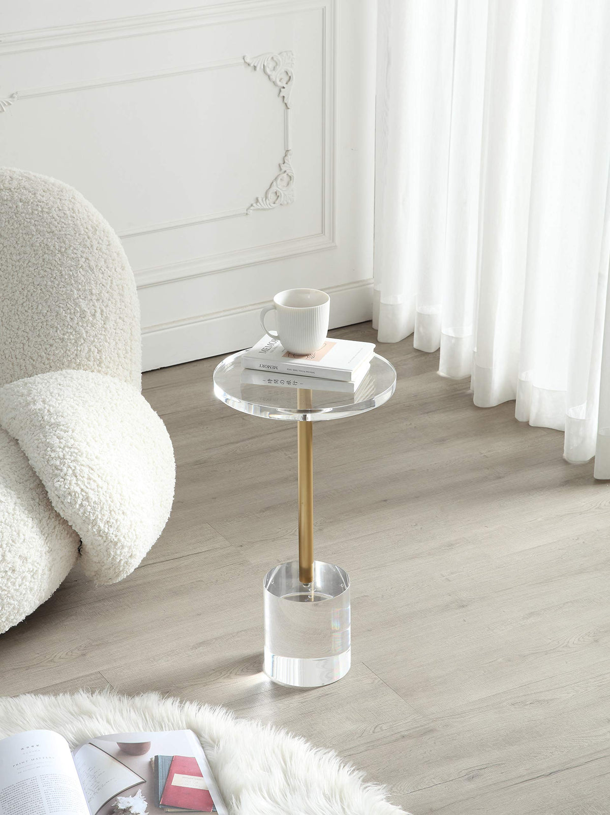 Clear Acrylic Accent Table – Decor Insider Club