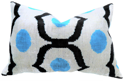 Velvet Throw Pillow with Down Feather Insert