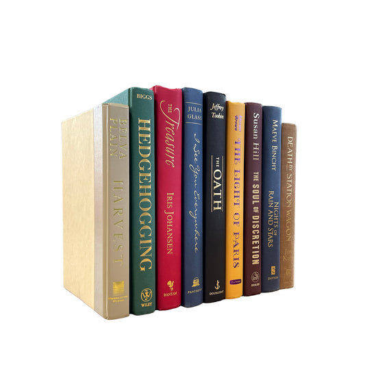 Multicolor Decorative Books, Set of 11