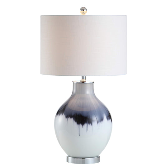 Painted Glass Table Lamp