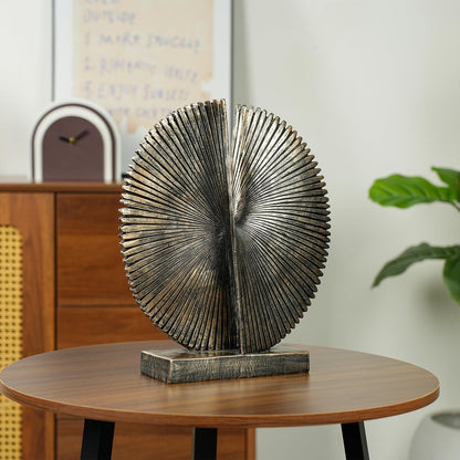 Abstract Resin Decorative Sculpture, Bronze