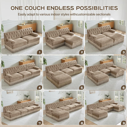 Velvet Modular Sofa